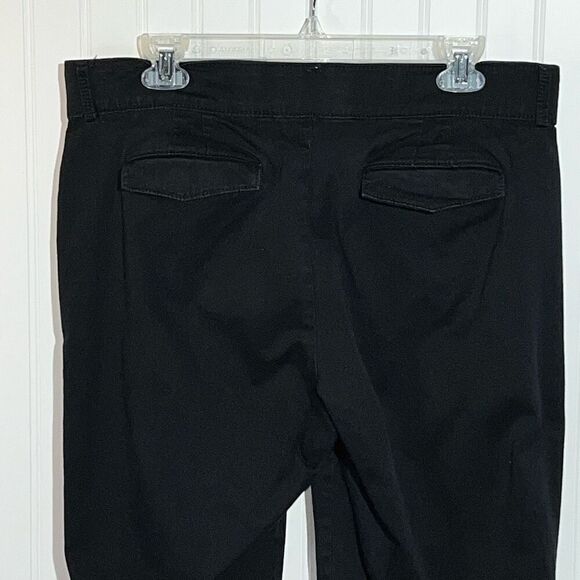 Dockers Straight Leg Pants Women’s 12 Med Black Sure Fit Waistband Pockets Work - Picture 5 of 7